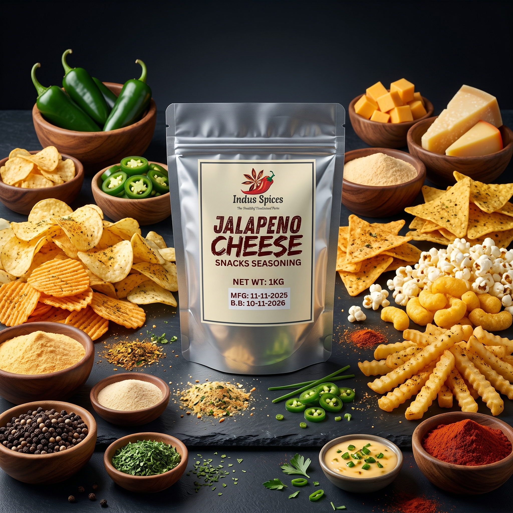 Jalapeño Cheese Snack Seasoning