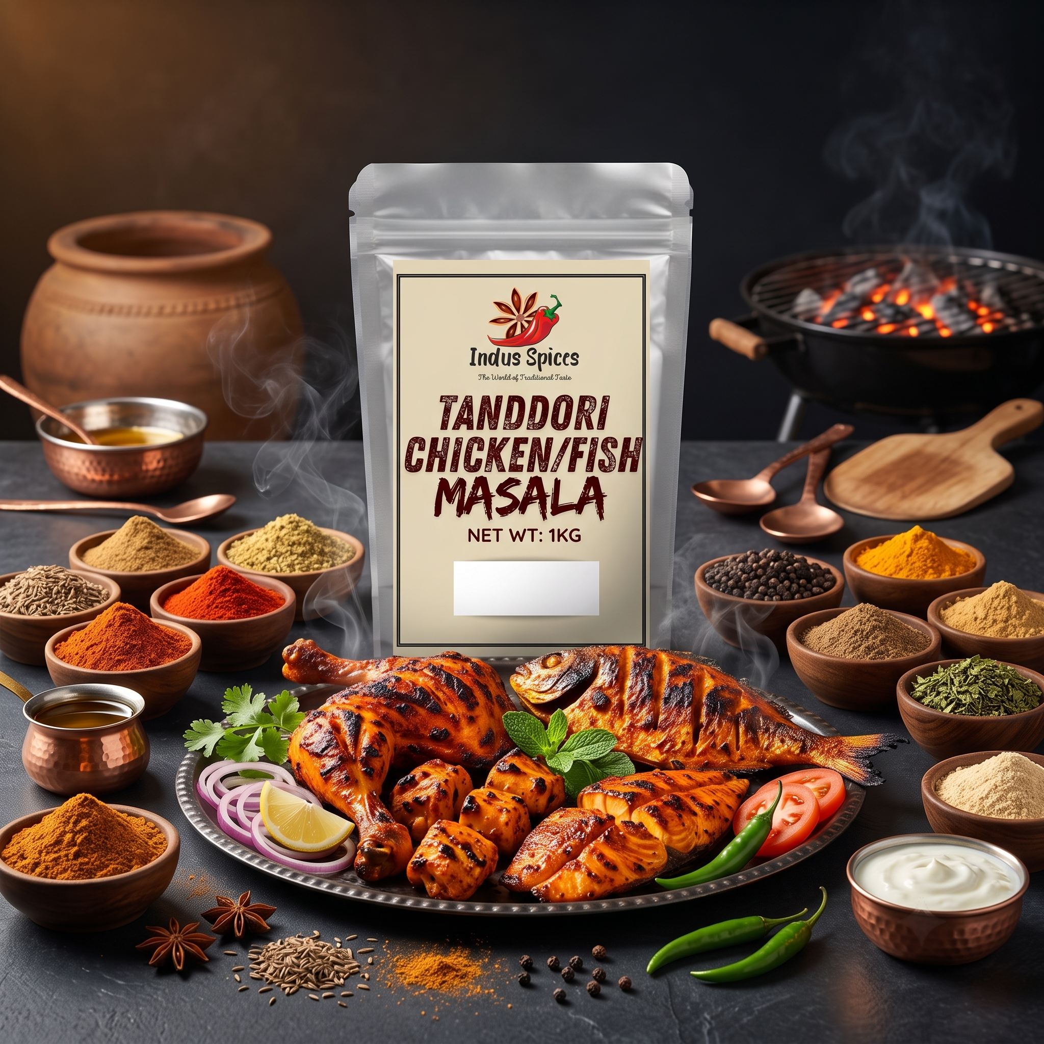 Tandoori Chicken/Fish Masala