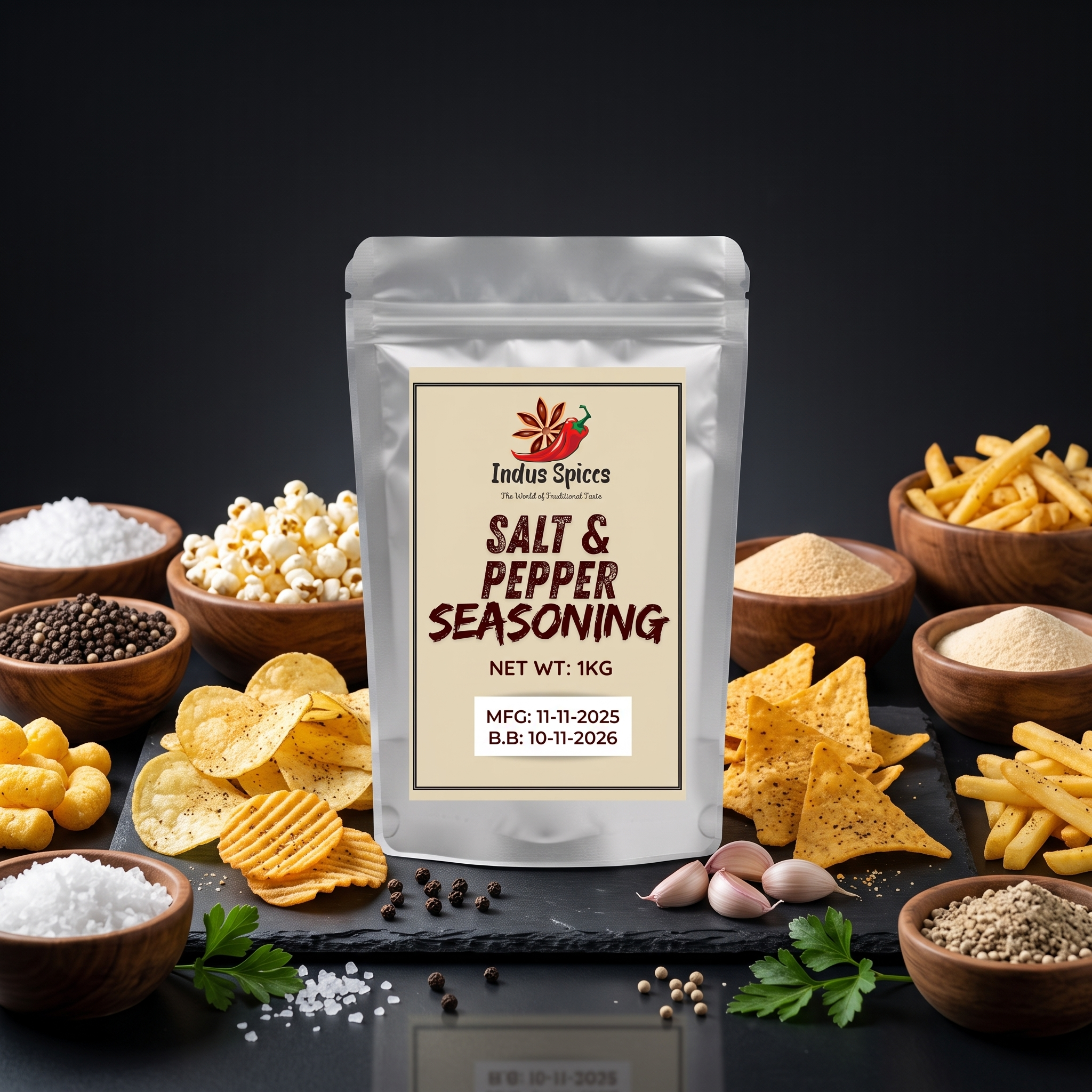 Salt & Pepper Snack Seasoning