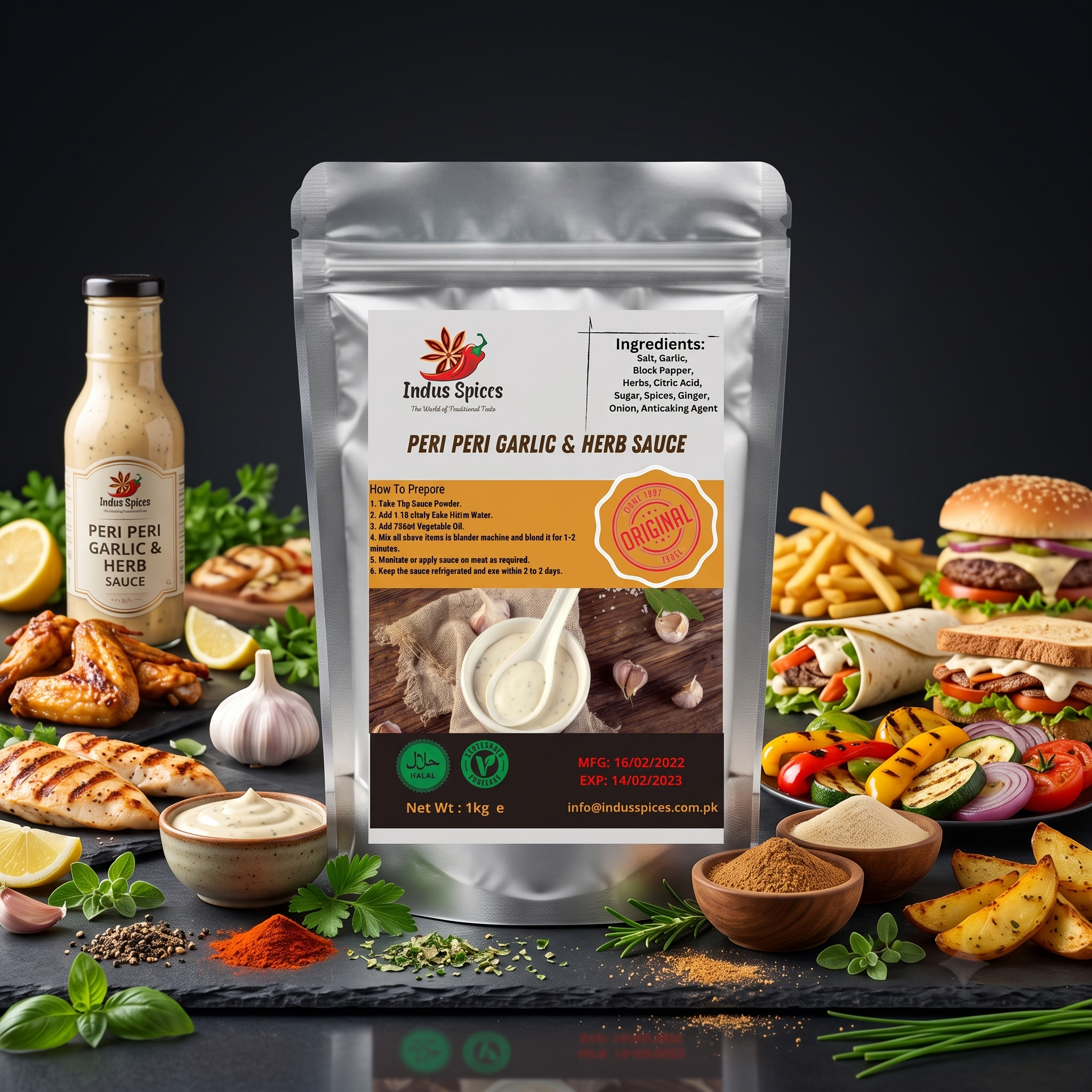 Peri Peri Garlic & Herb Sauce Powder