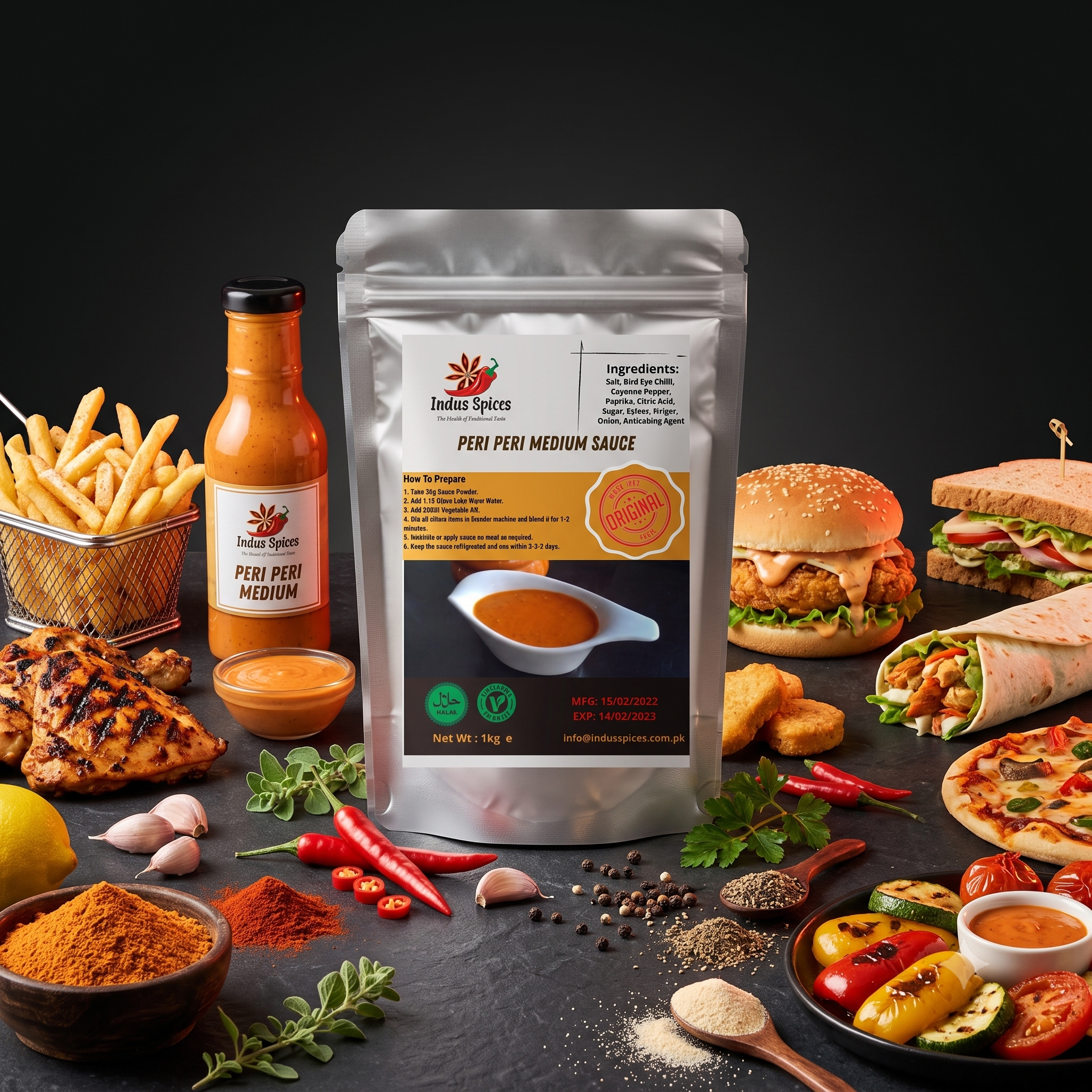 Peri Peri Medium Sauce Powder