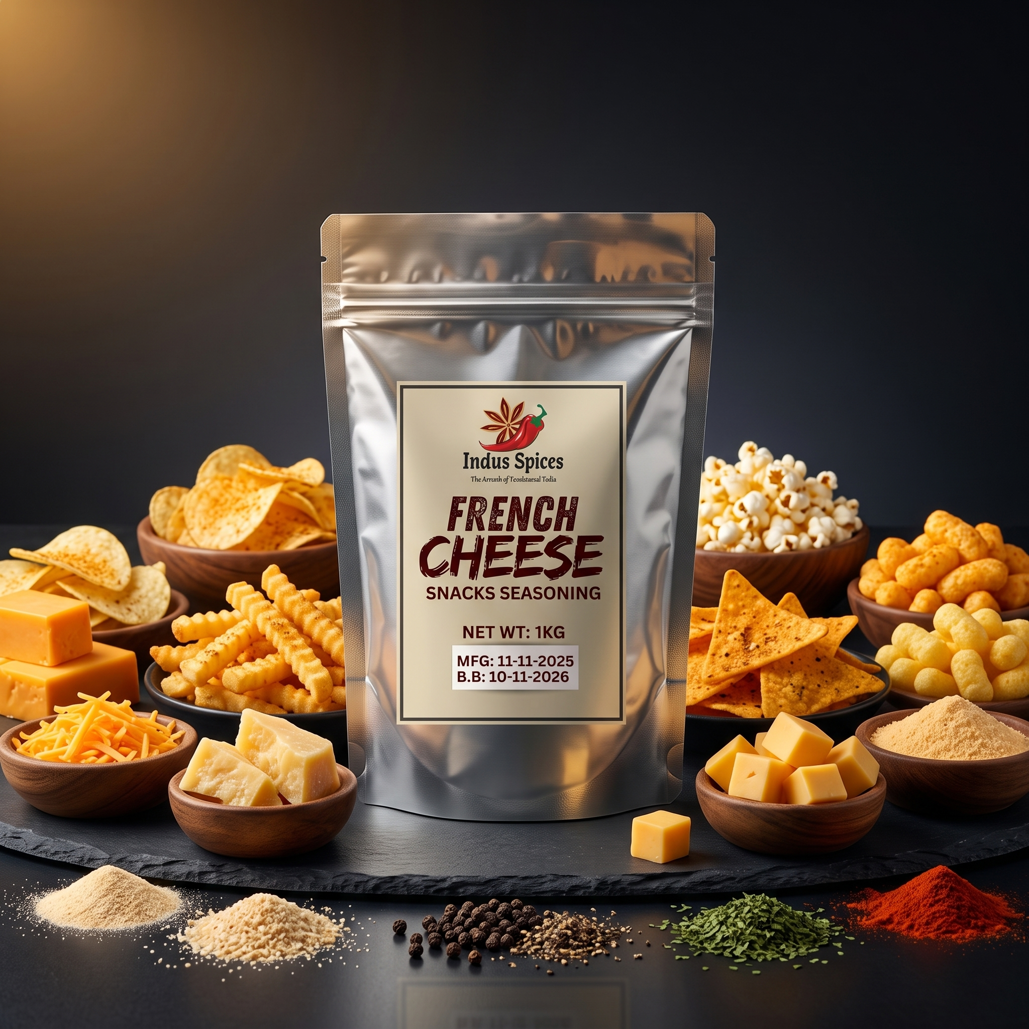 French Cheese Snacks Seasoning