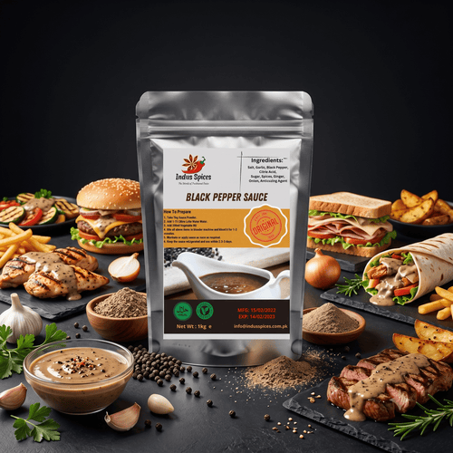 Black Pepper Sauce Powder - Indus Spices