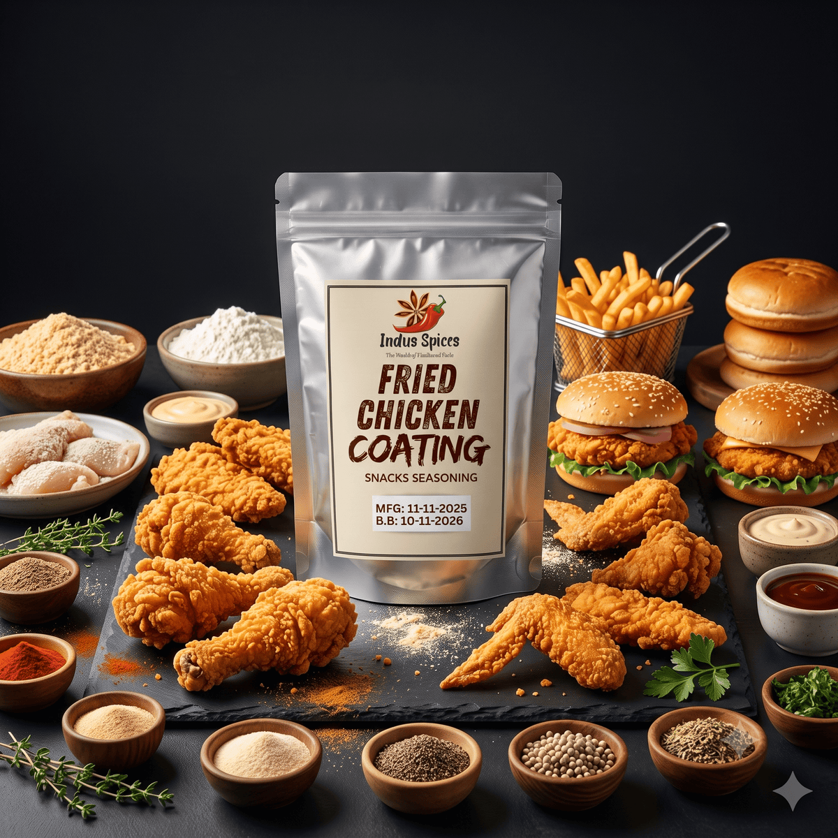 Fried Chicken Breading Mix - Indus Spices