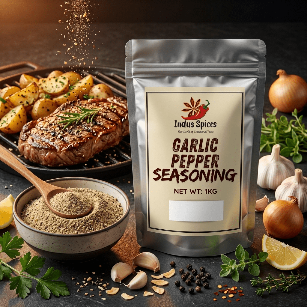 Garlic Pepper Seasoning - Indus Spices