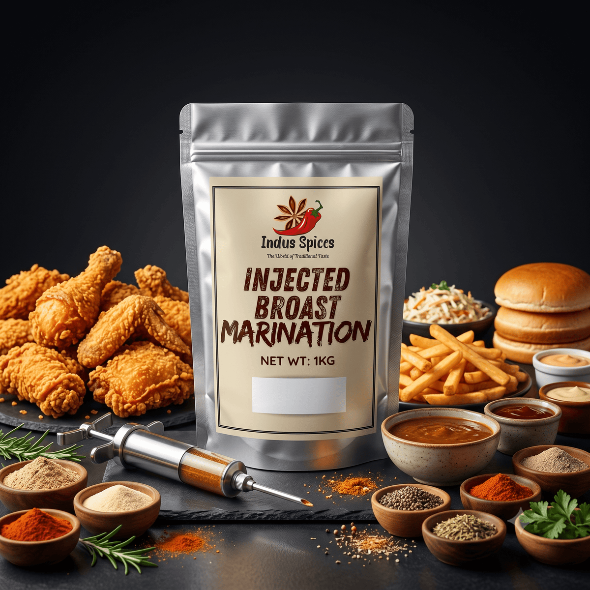Injected Broast Marination - Indus Spices