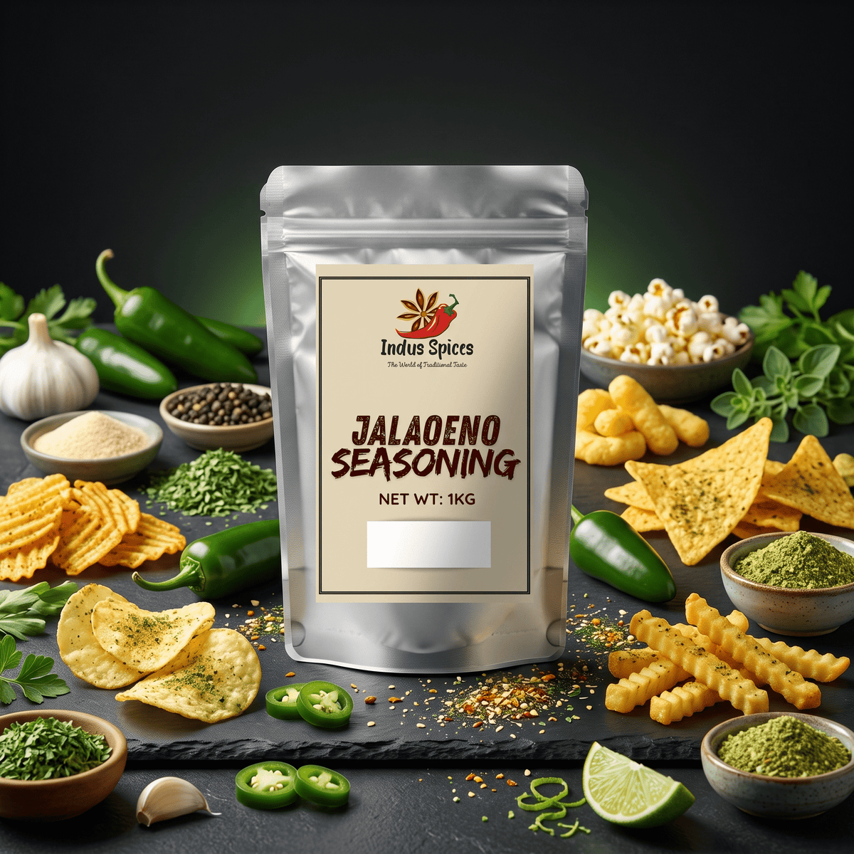 Jalapeño Snack Seasoning - Indus Spices