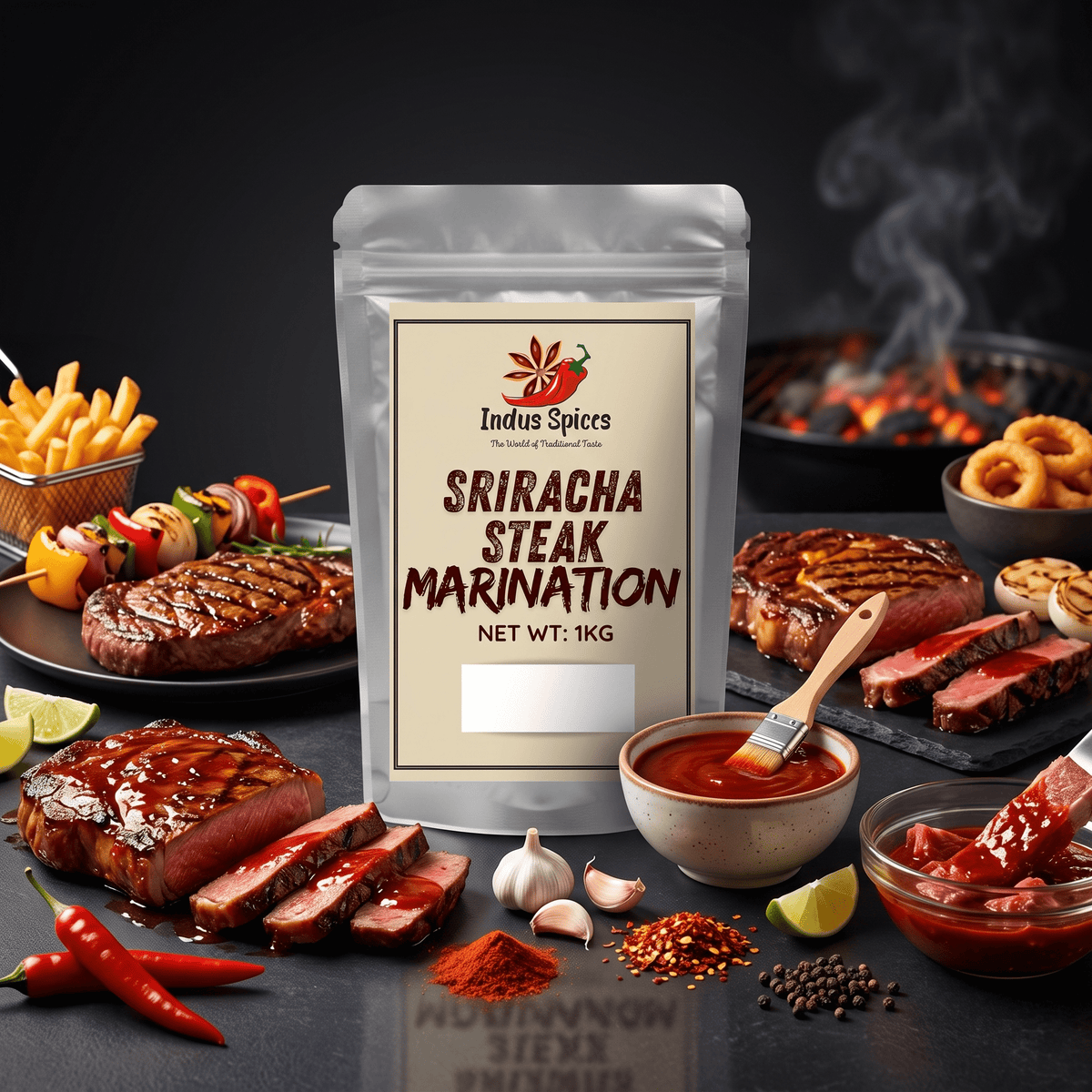 Sriracha Steak Marination - Indus Spices